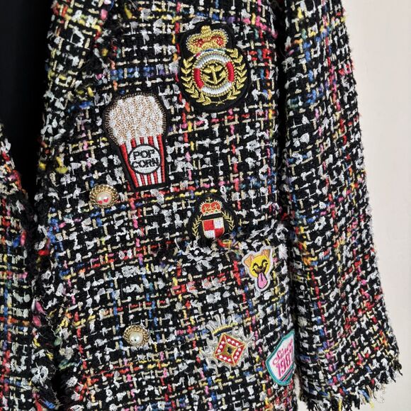 Edward Achour Tweed Patch Jacket - Picture 6 of 9